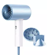 Фен с диффузором Soocas H5, Blue, 1800 Вт, 2 насадки, ионизация, чехол