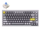 Клавиатура Keychron Q1-N2Z Grey Knob Blue Switch RGB Hot-Swap Gateron G pro Mechanical
