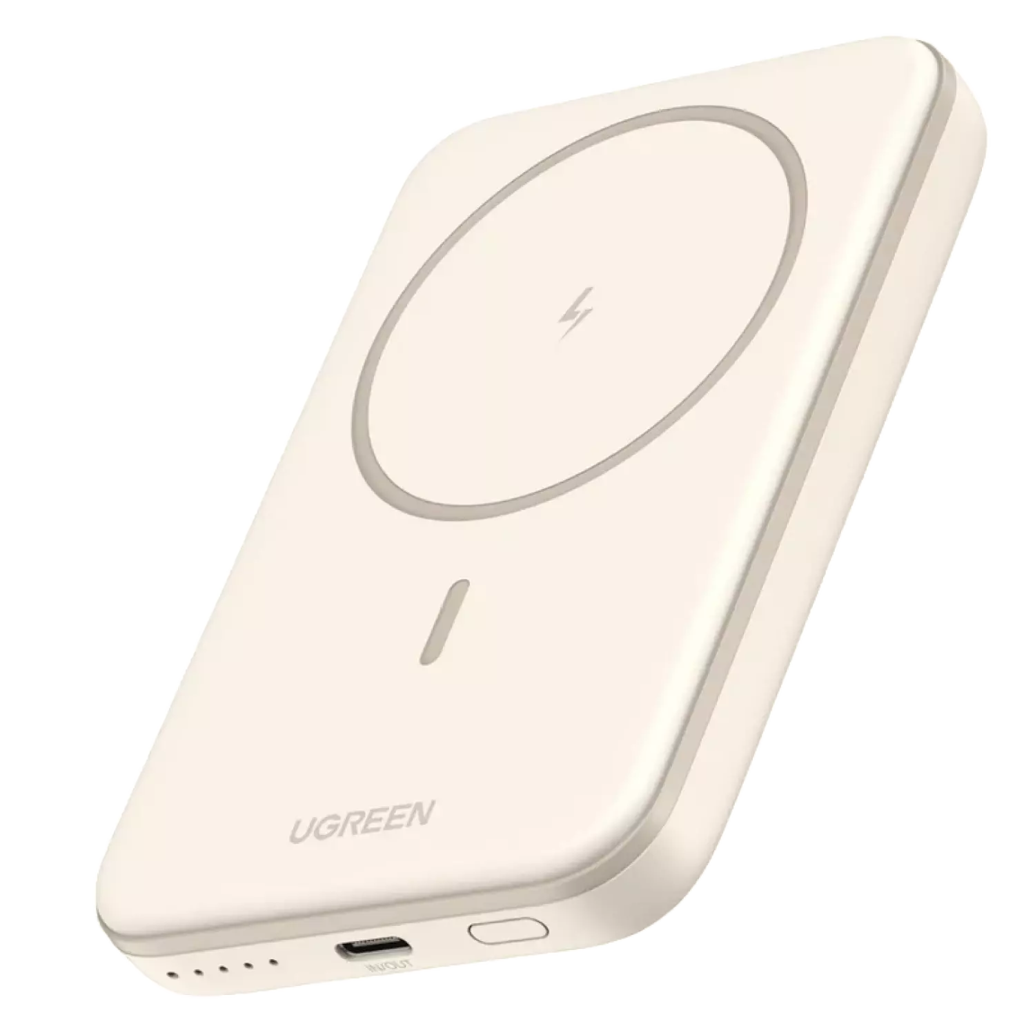 Мобильный аккумулятор Power Bank Mag-Safe, 5000mAh, белый, PB560 (25207) UGREEN