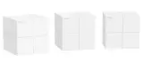 Wi-Fi Маршрутизатор Tenda Home Mesh MW6 （3-pack）AC1200 Dual-band Wi-Fi 5 Белый