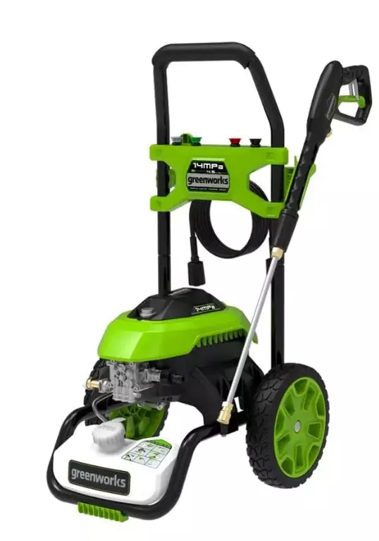 Мойка высокого давления электрическая Greenworks 5105507 GHP2000 1800 Вт 140 бар