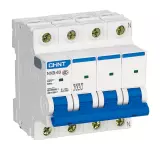 Автоматический выключатель CHINT NXB-63 4P 20A C 6kA