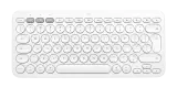 Клавиатура беспроводная Logitech K380 (OFFWHITE, Multi-Device, Bluetooth Classic (3.0), 2 батарейки типа ААА) (M/N: Y-R0056)