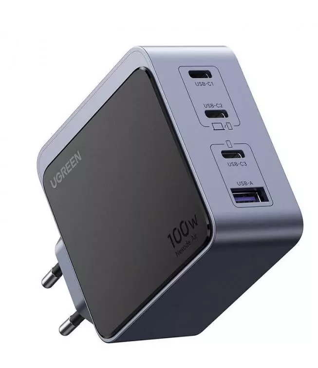 Зарядное устройство UGREEN GaNInfinity X565 на 3xUSB C 1xUSB, 100W, QC4 /PD3.0, Nexode S