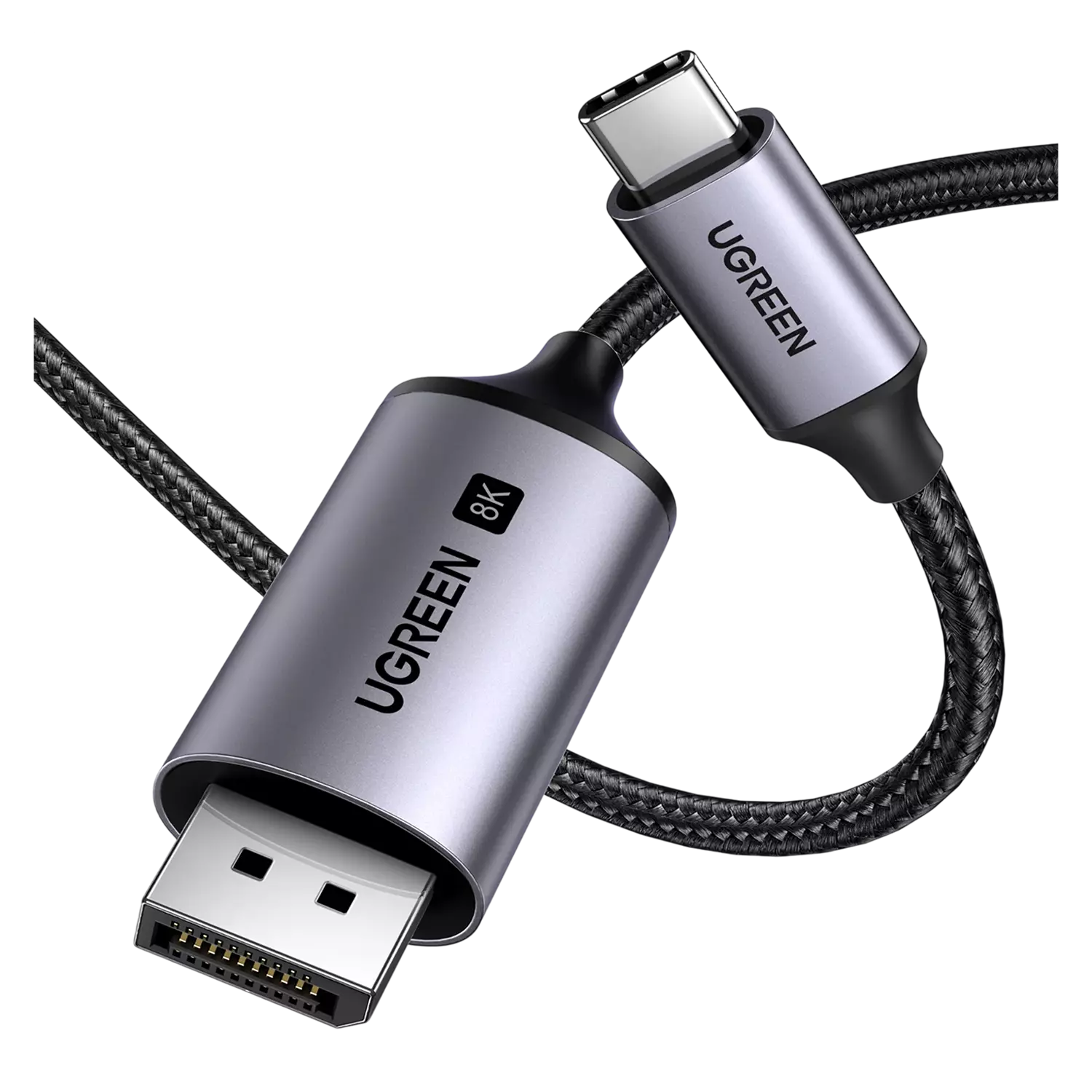 Кабель USB 3.1(m) Type C на DisplayPort, 2m, 8K@60Hz CM556 (25158) UGREEN