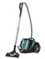 Пылесос контейнерный Tefal Silence Force Cyclonic, Black/Blue, TW7272EA, (Управление на ручке, турбощетка, 4 насадки, 550 Вт)
