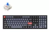 Клавиатура Keychron Q6-M2 Black Knob Blue Switch RGB Hot-Swap Gateron G pro Mechanical