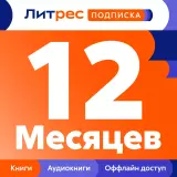 Подписка Литрес на 12 месяцев