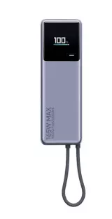Портативный внешний аккумулятор Xiaomi 165W Power Bank 10000mAh (Integrated Cable) GL