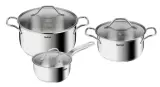 Набор посуды Tefal Intuition, нерж. Сталь (B864S674), 3 предмета (5л, 2.9л, 1.3л)