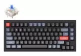 Клавиатура Keychron Q1-M2Z Black Knob Blue Switch RGB Hot-Swap Gateron G pro Mechanical