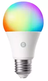 Умная лампочка Яндекс, Е27, 806 Лм, RGB, работает с Алисой, Matter over WiFi