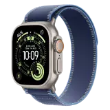 Смарт-часы Apple Watch Ultra 3 GPS   Cellular 49mm Natural Titanium Case with Blue/Bright Blue Trail Loop - S/M (MEWR4QR/A)