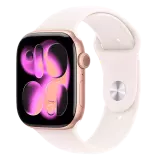 Смарт-часы Apple Watch Series 11 GPS 42mm Rose Gold Aluminium Case with Light Blush Sport Band - S/M (MEU04RK/A)