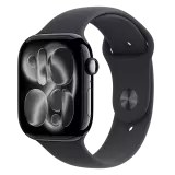 Смарт-часы Apple Watch Series 11 GPS 42mm Jet Black Aluminium Case with Black Sport Band - M/L (MEQU4RK/A)