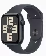 Смарт часы Apple Watch SE 2024 GPS 44mm Midnight Aluminium Case with Midnight Sport Band - S/M Model A2723 (MXE3QI/A)