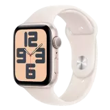 Смарт-часы Apple Watch SE GPS 40mm Starlight Aluminium Case with Starlight Sport Band - S/M MXEF3QI/A