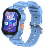 Детские смарт-часы Elari KidPhone 4G Techno, IPS дисплей 1.76 дюйма, Голубой