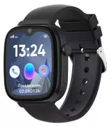 Детские смарт часы Elari KidGram Watch, IPS дисплей 1.9 дюйма, Черный