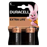 Батарейка Duracell Basic C2 K2 Щелочной элемент питания (2 шт.)