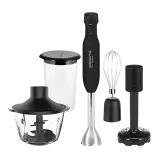Блендер Погружной Polaris PHB-1517GL Silent, Black\Silver