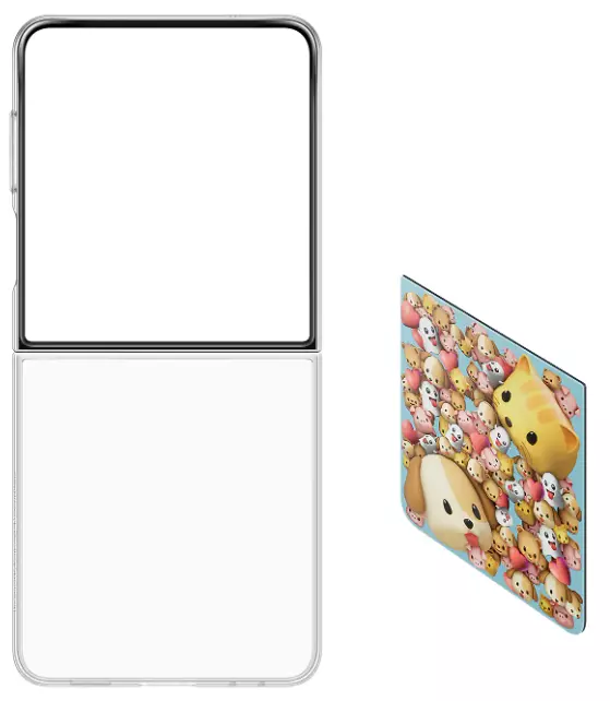 Защитный чехол для Samsung Galaxy Z Flip7 (EF-ZF766CTEGRU), Transparency