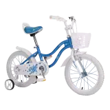 Велосипед детский Phoenix Nova, Blue (с доп.колёсами, рама сталь 10.5, скорость 1, колёса 16)