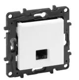Информационная розетка одинарная Niloe Step RJ45 Кат.6e UTP Белый