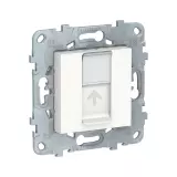 Розетка SE NU541118 Unica New одиночная категория 5е UTP RJ45 белый