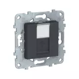 Розетка SE NU541154 Unica New одиночная категория 5е UTP RJ45 антрацит