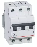 Автоматический выключатель Legrand 419705 3П C 6А RX3 4,5kA