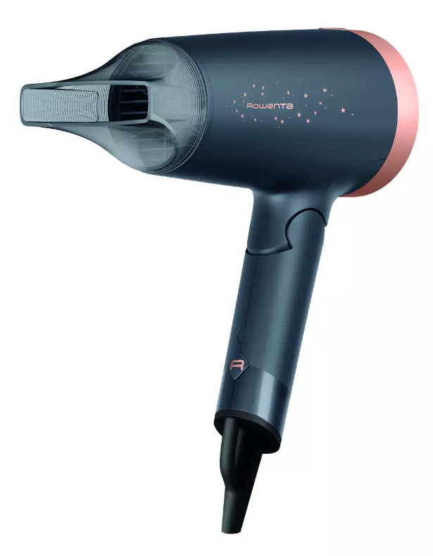 Фен высокоскоростной Rowenta CV1851F0, Black, 1600 Вт, 2 режима, 1 насадка