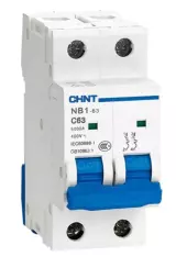Автоматический выключатель CHINT NB1-63DC 2P 32A DC500B 6kA
