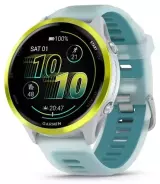 Спортивные часы Garmin Forerunner 570, Бело-желтые с бирюзой, 47 мм (010-02971-01)