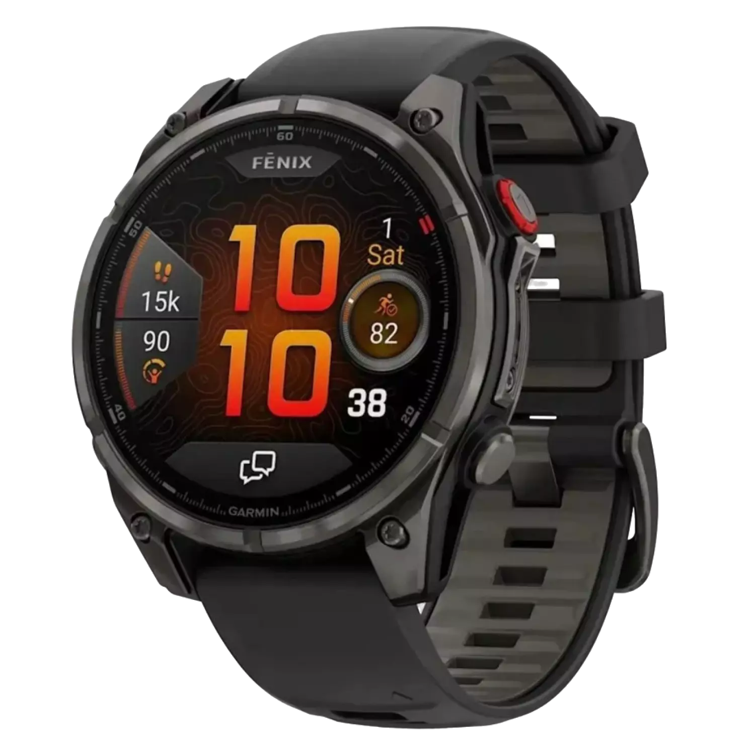 Смарт часы Garmin Fenix 8 Pro 51 мм, сапфир, темный титан (010-03199-01)