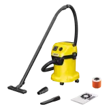 Пылесос хозяйственный Karcher WD 3 P V-17/4/20, Yellow, 1.628-170.0, (встроенная розетка, 17 л, 1000/200 Вт)