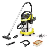 Пылесос хозяйственный Karcher WD 6 P S V-30/6/22/T , Yellow, 1.628-360.0, (встроенная розетка, 30 л, 1300 Вт)