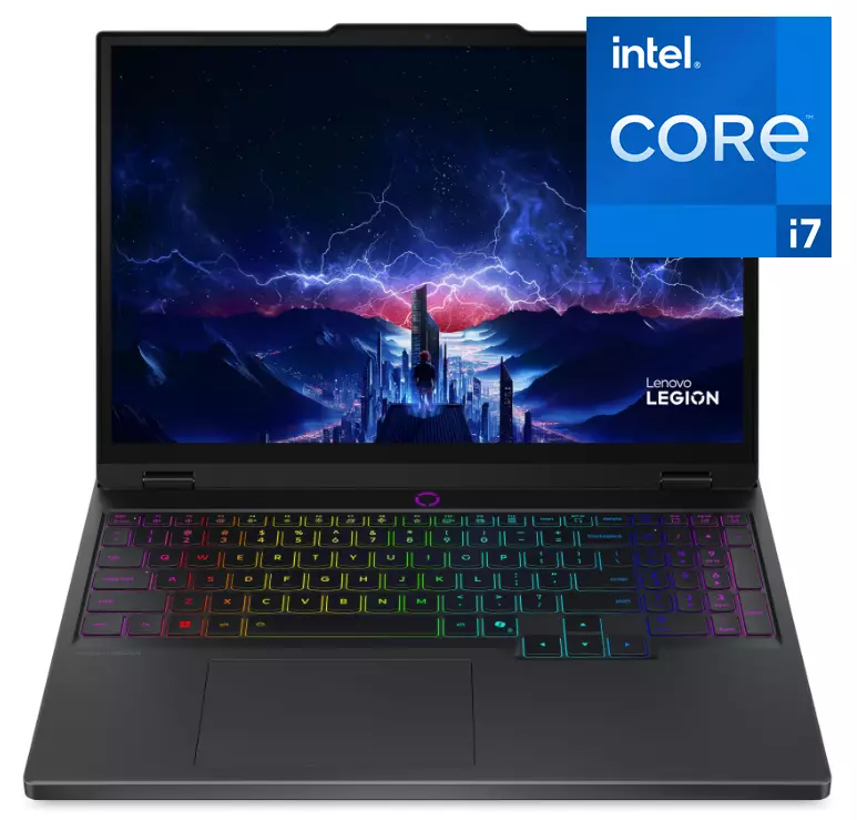 Ноутбук Lenovo Legion 5 15IRX10 15,1" WQXGA 165Hz Intel® Core™ i7 13650HX/24 Gb/SSD 1 Tb/NVIDIA GeForce RTX 5060 8Gb/Dos/Eclipse Black(83LY000XRK)