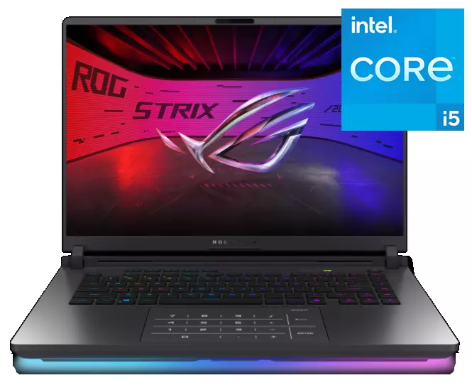 Ноутбук Asus ROG Strix G16 G615JM-RV039 16" WUXGA IPS 165Hz Intel® Core™ i5 13450HX/16Gb/SSD 1Tb/RTX 5060 8Gb/Gray/Dos(90NR0N61-M001D0)