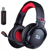 Наушники-гарнитура игровые беспроводные Redragon Zeus Pro черный