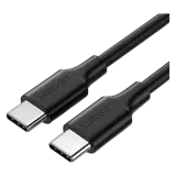 Кабель UGREEN USB-C/USB-C, 60W, 3A, QC4.0/PD3.0, 480 Мбит/с, 2 м, US286 (10306), Черный