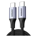 Кабель UGREEN USB-C/USB-C, 240W, 5A, QC4.0/PD3.1, 480 Мбит/с, 1 м, US535 (15311), Черный