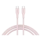 Кабель Canyon USB-C-USB-C, 60W, Silicon 1m, Pink Sand (CC60SC10)