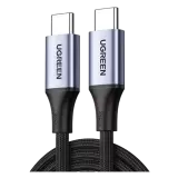 Кабель UGREEN USB-C/USB-C, 240W, 5A, QC4.0/PD3.1, 480 Мбит/с, 2м (90440), Черный
