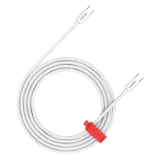 Кабель Canyon USB-C/USB-C, 60W, Braided 2m, White (CC60AB)