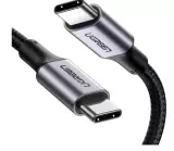 Кабель UGREEN US316, USB-C/USB-C, 100W, 5A, QC4.0/PD3.0, 480 Мбит/с, 1 м, (70427) Черный