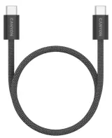 Кабель магнитный Canyon OnWire 60MG USB-C/USB-C 60W, 1m, Black CND-CCMG60AB15B