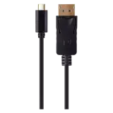 Конвертер Cablexpert USB-C to DisplayPort-male adapter, 4K 60 Hz, 2 m, black