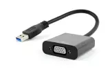 Видеоадаптер (конвертер) Cablexpert USB 3.0 -- VGA, черный, AB-U3M-VGAF-01