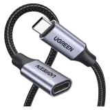 Кабель USB(m) C 3.1 Gen2- USB(f) C, 10Gbps, 5A, 100W, 0.5m. удлинитель US372 (80810) UGREEN